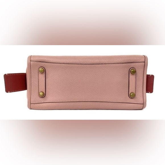 COACH 1941 Rogue 31 Peony Pink Pebble Leather Tea Rose & Rivets - Picture 8 of 16